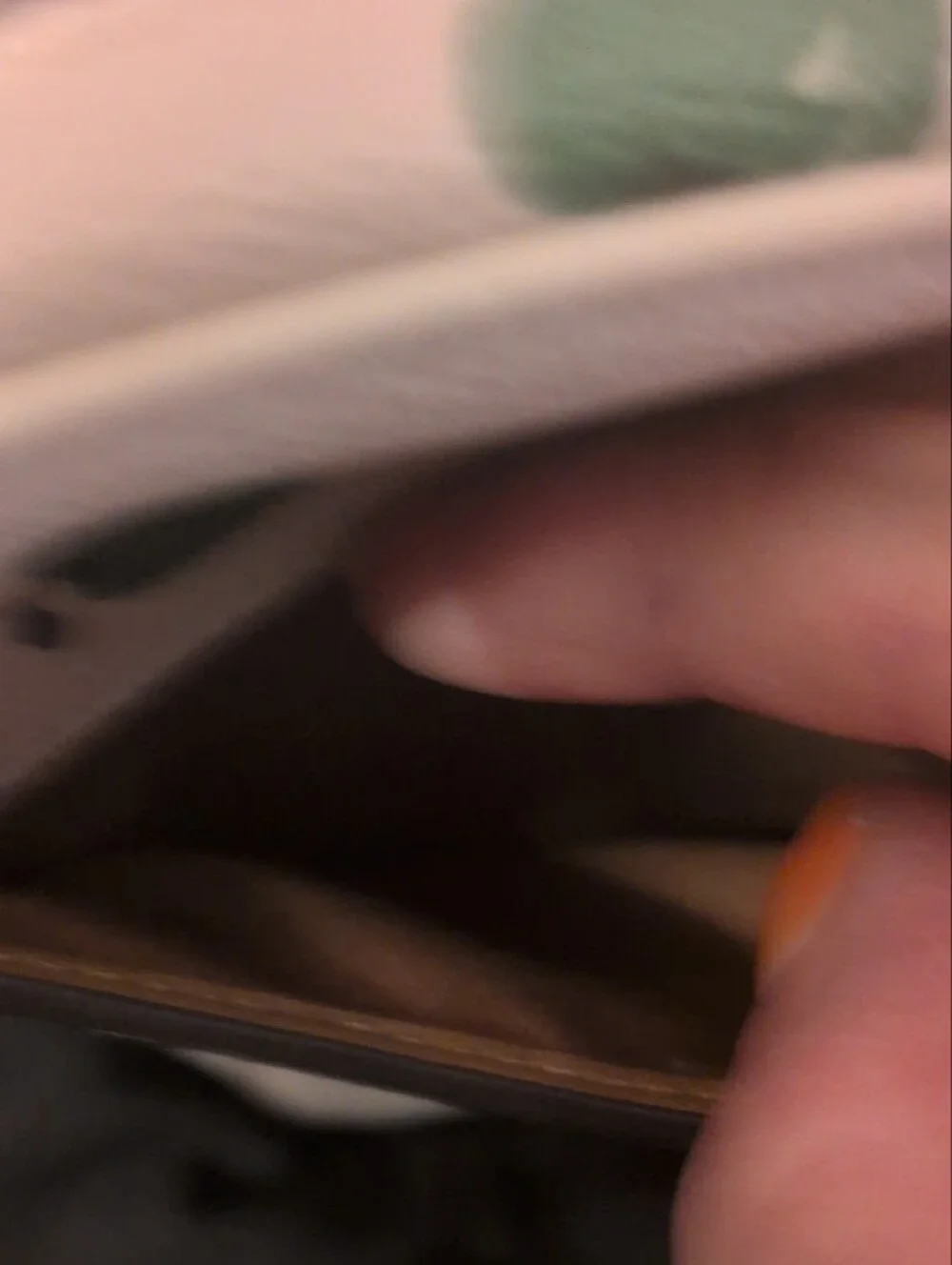 Coach-rare Limited Edition Cream Crossbody Phone Pouch with Green Apple Motif